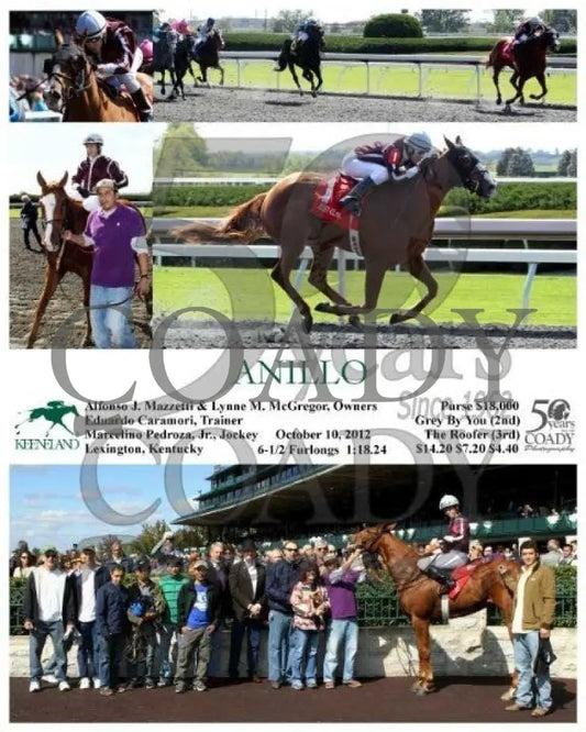 Anillo - 101012 Race 02 Keeneland