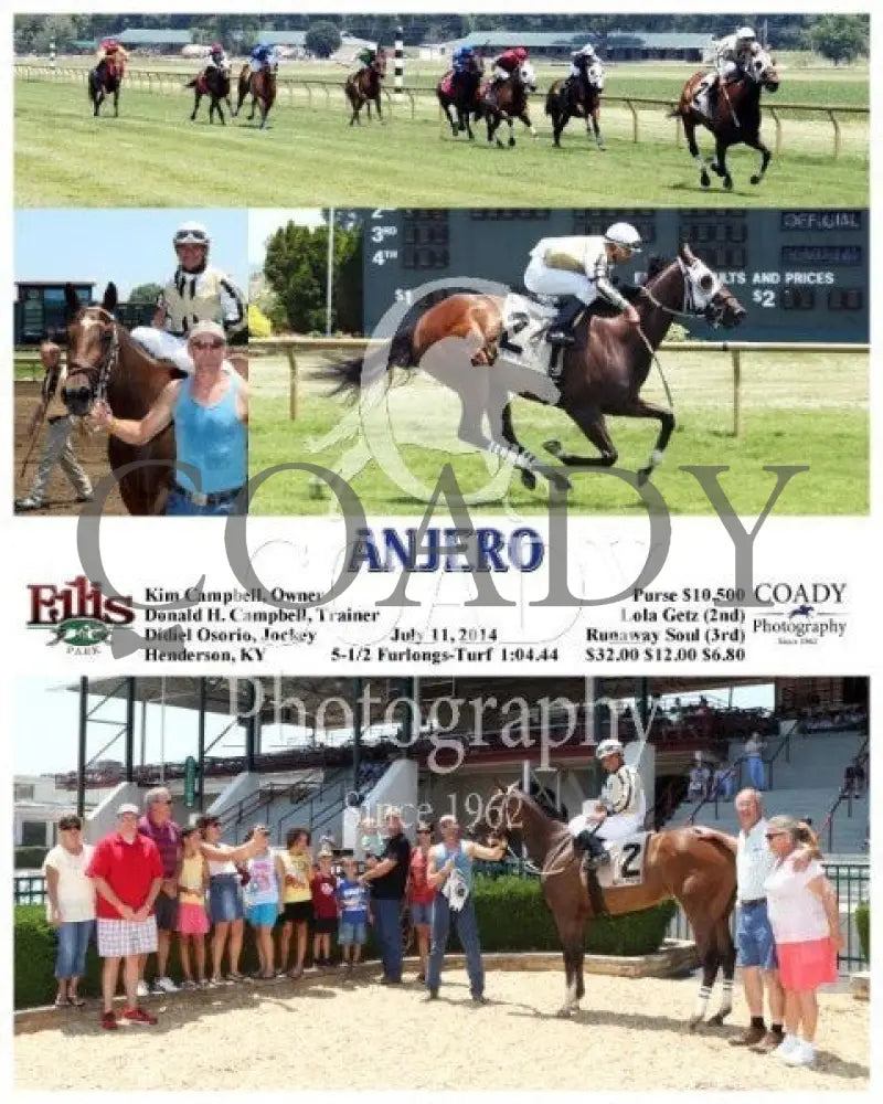 Anjero - 071114 Race 01 Elp Ellis Park