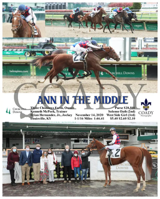 Ann In The Middle - 11-14-20 R03 Cd Churchill Downs