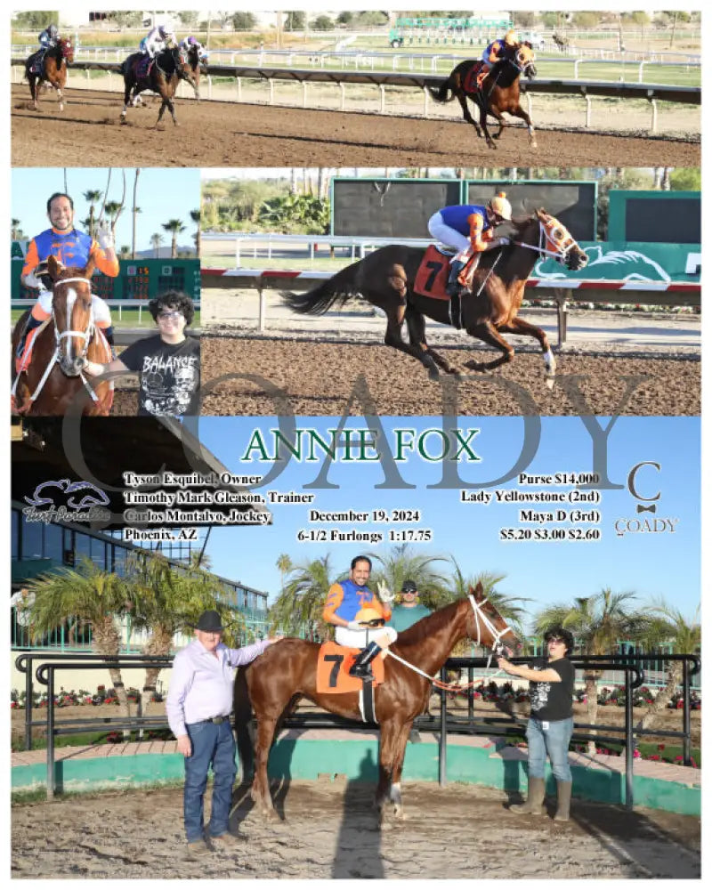 Annie Fox - 12-19-24 R08 Tup Turf Paradise