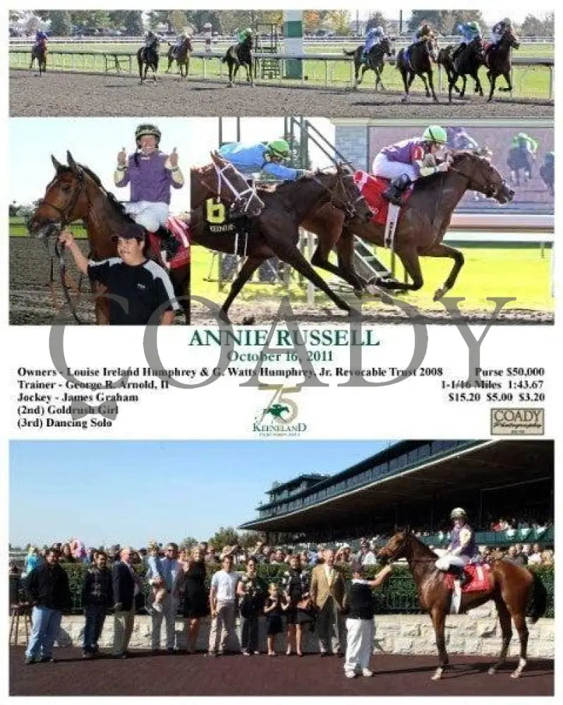 Annie Russell - 101611 Keeneland