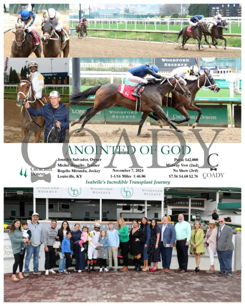 Anointed Of God - 11-07-24 R02 Cd Group Churchill Downs