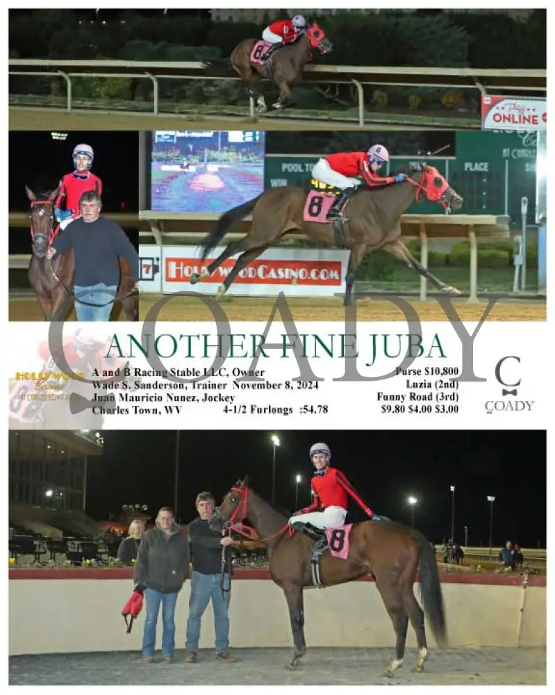 Another Fine Juba - 11-08-24 R08 Ct Hollywood Casino At Charles Town Races
