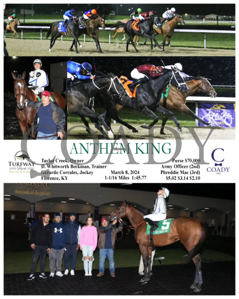 Anthem King - 03 - 08 - 24 R07 Tp Turfway Park