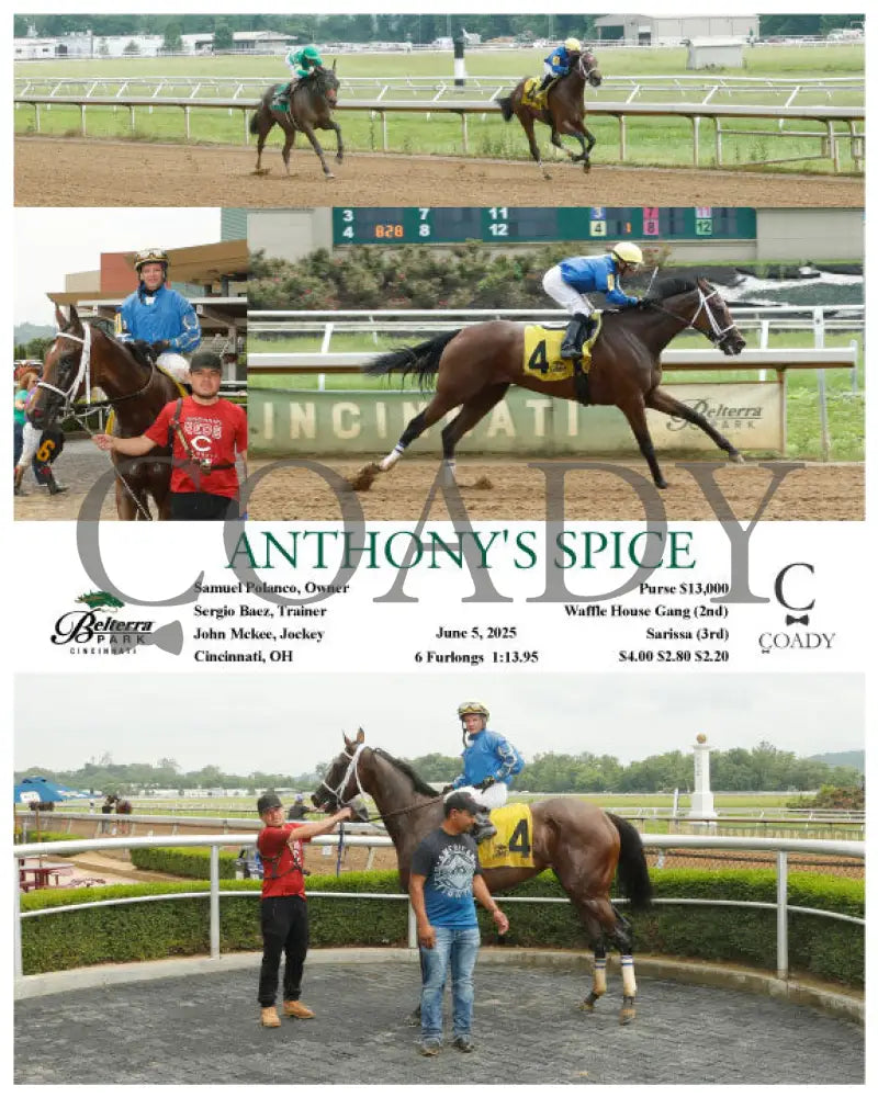 ANTHONY’S SPICE - 060525 - Race 06 - BTP Churchill Downs