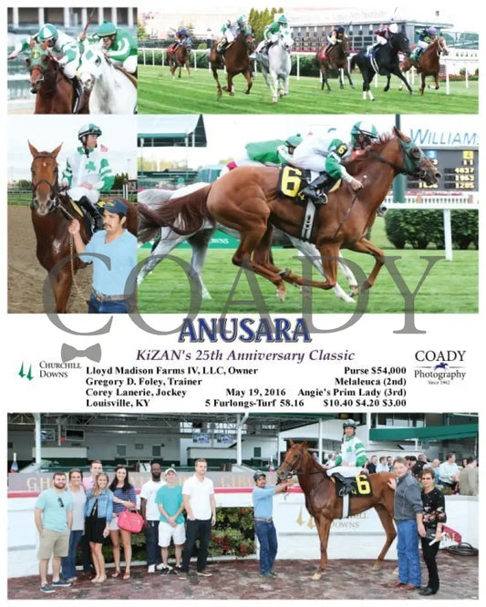 Anusara - 051916 Race 07 Cd Churchill Downs