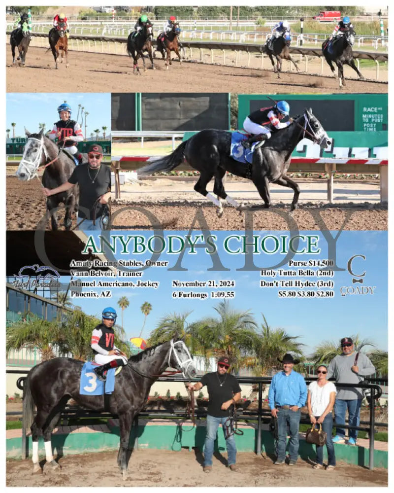 Anybody’s Choice - 11-21-24 R06 Tup Turf Paradise