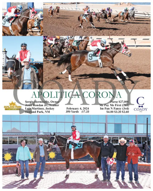 Apolitica Corona - 02-04-24 R05 Sun Sunland Park