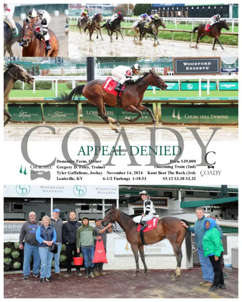 Appeal Denied - 11-14-24 R03 Cd Churchill Downs