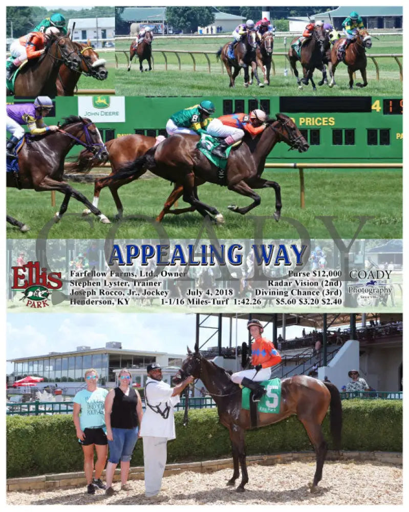 Appealing Way - 070418 Race 04 Elp Ellis Park