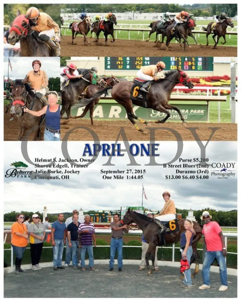 April One - 092715 Race 07 Btp Belterra Park