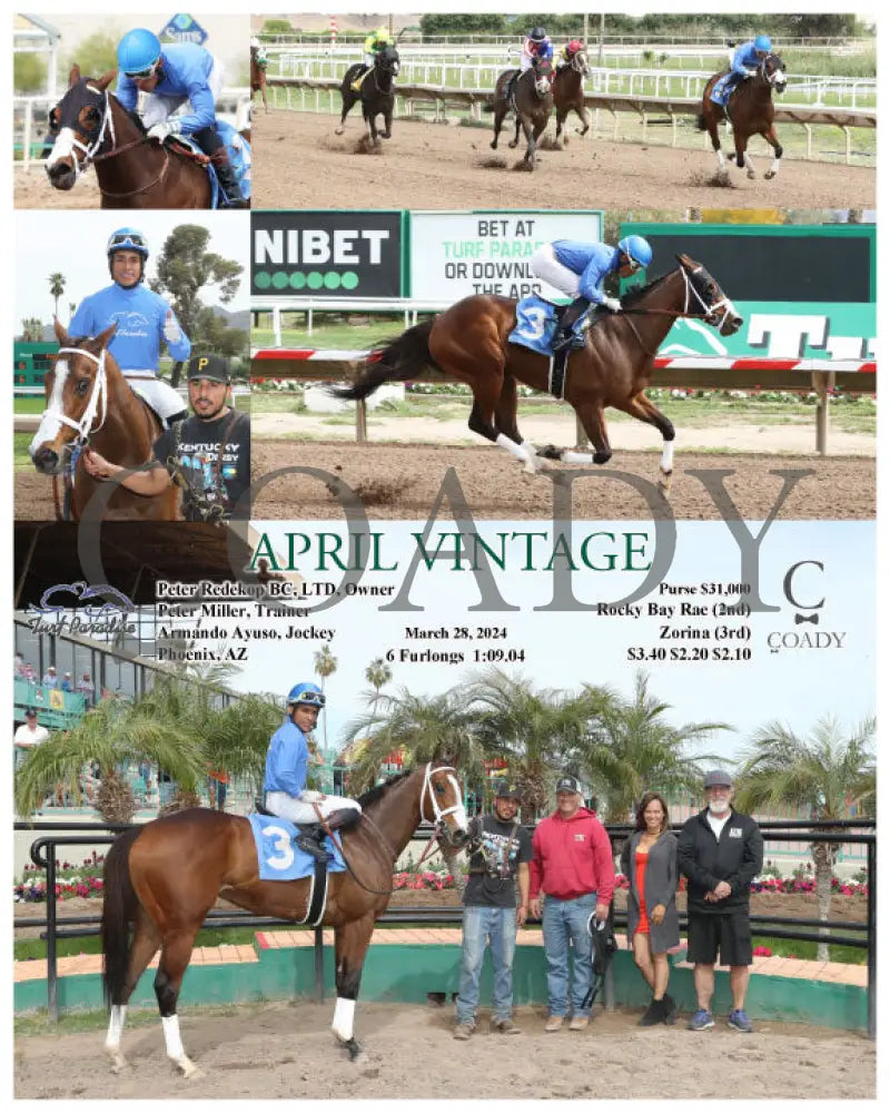 April Vintage - 03 - 28 - 24 R03 Tup Turf Paradise