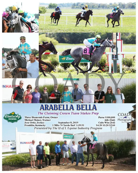 Arabella Bella - The Claiming Crown Tiara Stakes Prep 09-08-19 R06 Kd Kentucky Downs