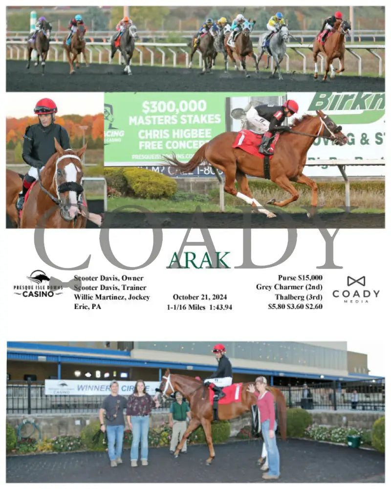 Arak - 10-21-24 R08 Pid Presque Isle Downs