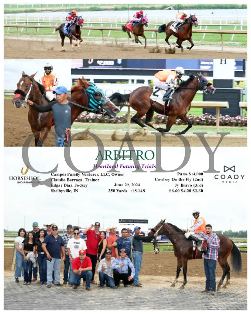 Arbitro - Heartland Futurity Trials 06-29-24 R11 Ind Indiana Grand
