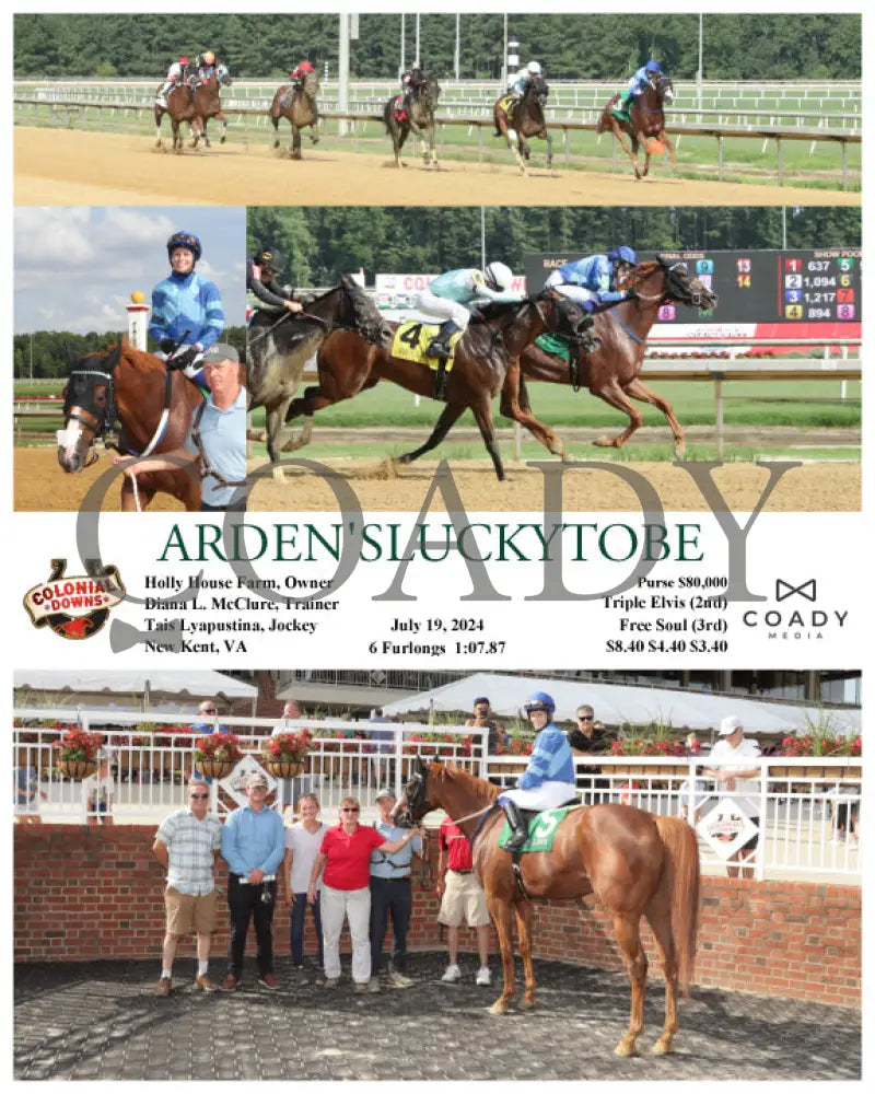 Arden’sluckytobe - 07-19-24 R02 Cnl Colonial Downs