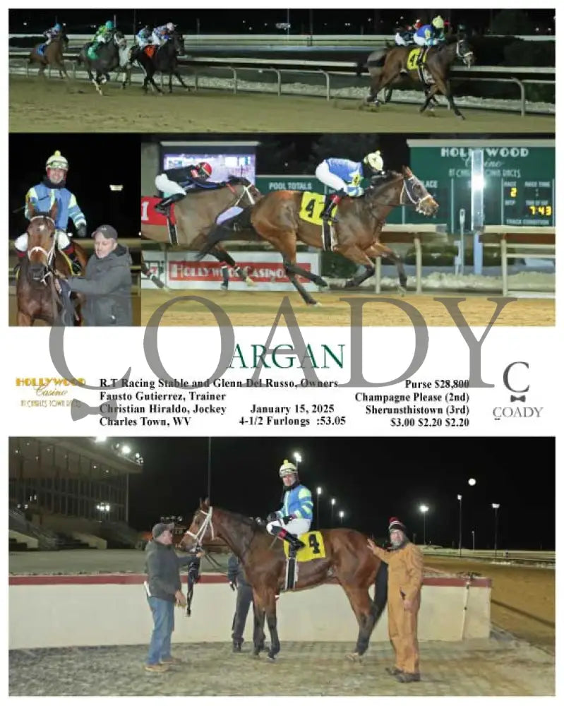 Argan - 01-15-25 R02 Ct Hollywood Casino At Charles Town Races