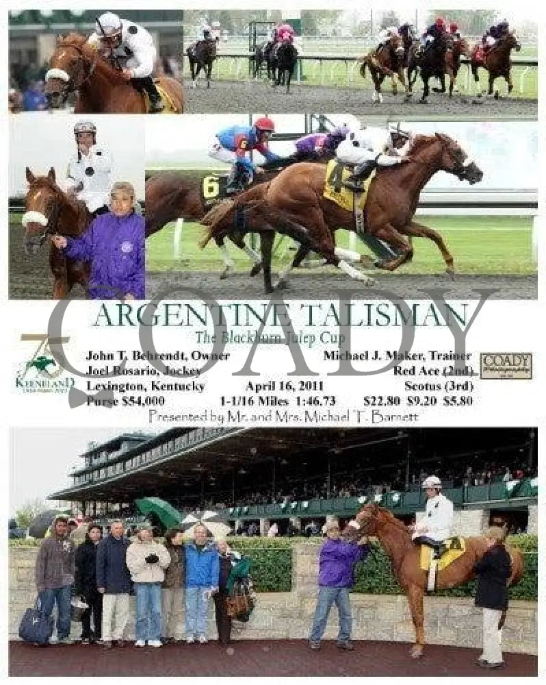 Argentine Talisman - The Blackburn Julep Cup 041 Keeneland