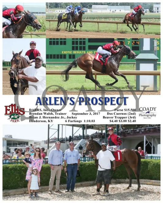 Arlen’s Prospect - 090317 Race 01 Elp Ellis Park