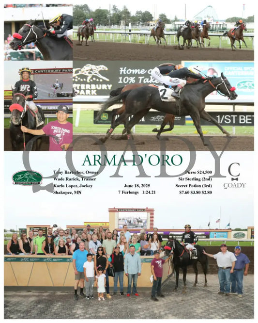 ARMA D’ORO - 06-18-25 - R05 - CBY Ruidoso Downs