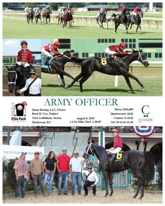 ARMY OFFICER - 08-08-25 - R09 - ELP Ellis Park