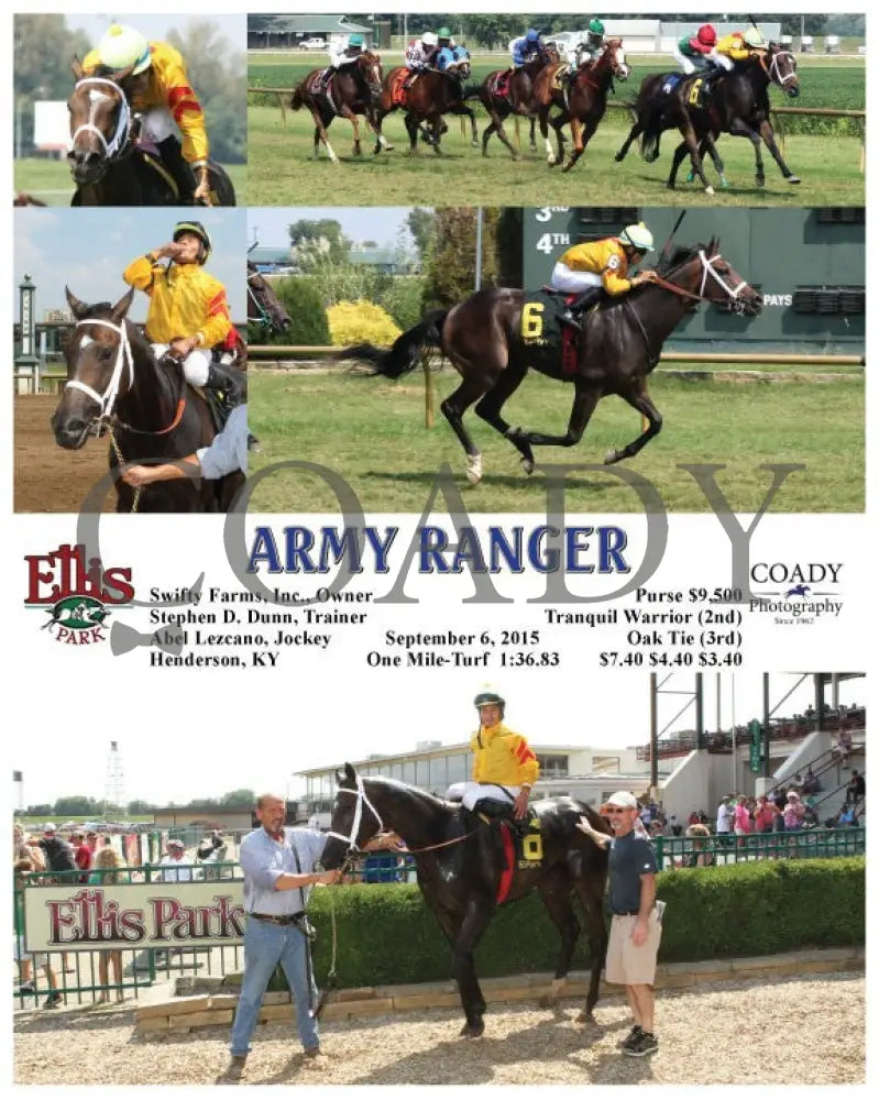 Army Ranger - 090615 Race 03 Elp Ellis Park