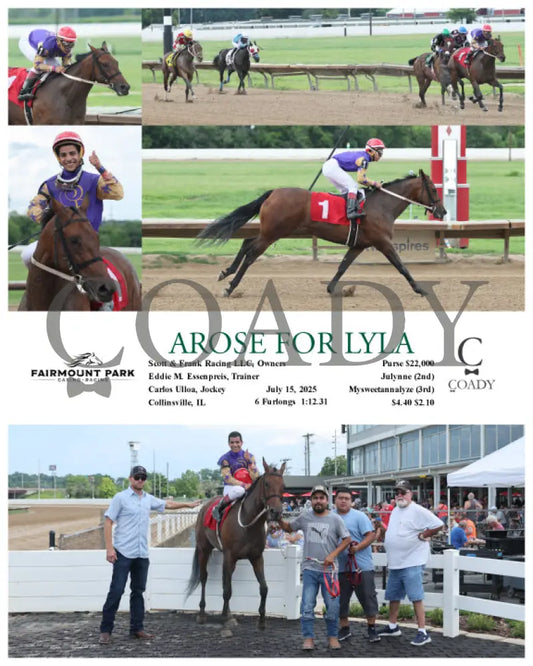 AROSE FOR LYLA - 07-15-25 - R04 - FP Fanduel Sportsbook Horse Racing