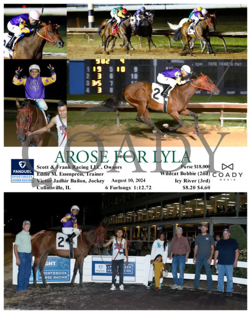 Arose For Lyla - 08-10-24 R04 Fan Fanduel Sportsbook Horse Racing