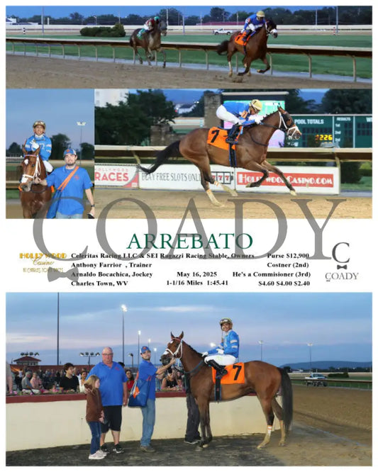 ARREBATO - 05-16-25 - R03 - CT Hollywood Casino at Charles Town Races