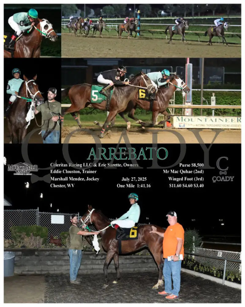 ARREBATO - 07-27-25 - R06 - MNR Mountaineer Park