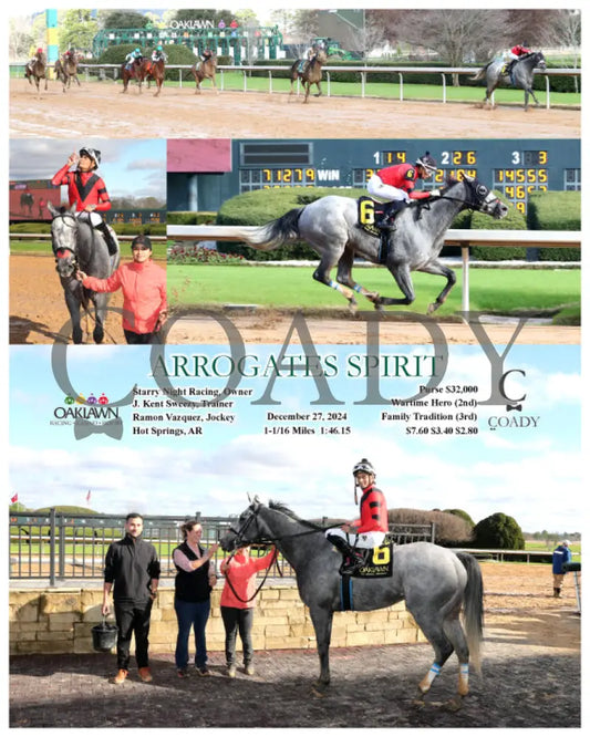 Arrogates Spirit - 12-27-24 R04 Op Oaklawn Park