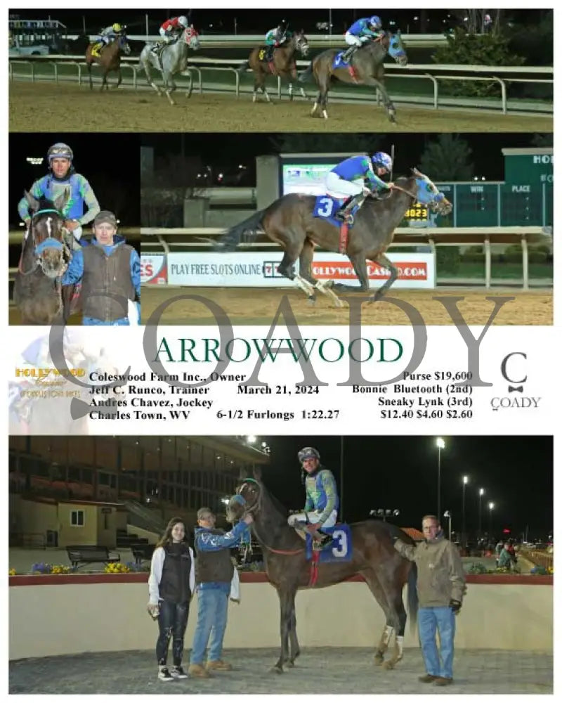 Arrowwood - 03 - 21 - 24 R04 Ct Hollywood Casino At Charles Town Races