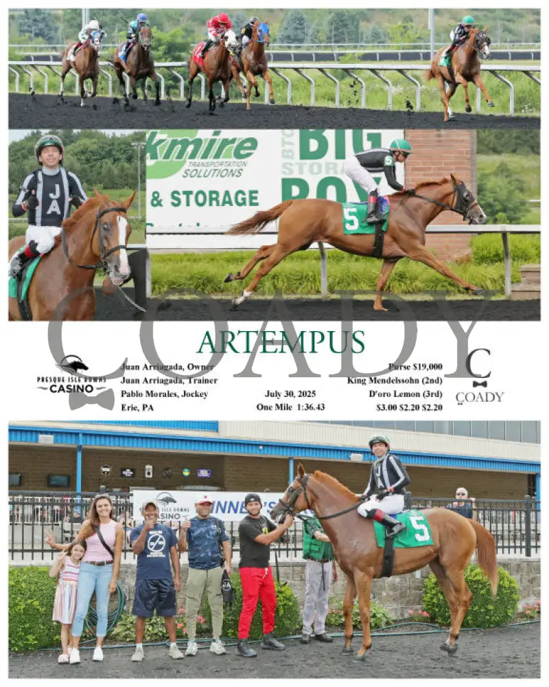 ARTEMPUS - 07-30-25 - R04 - PID Presque Isle Downs
