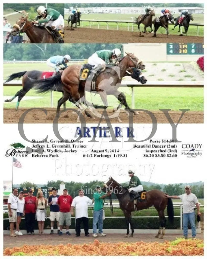 Artie R - 080914 Race 06 Btp Belterra Park