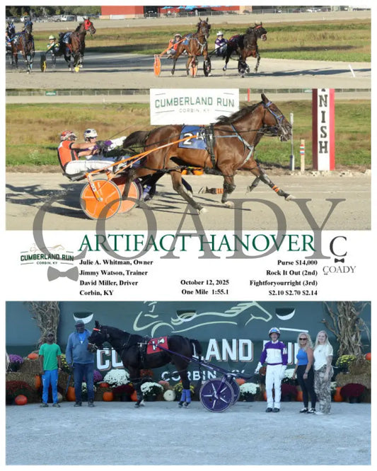 ARTIFACT HANOVER - 101225 - Race 14 - CMR Presque Isle Downs