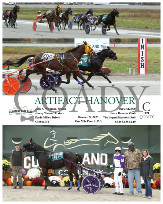 ARTIFACT HANOVER - 102825 - Race 12 - CMR Presque Isle Downs