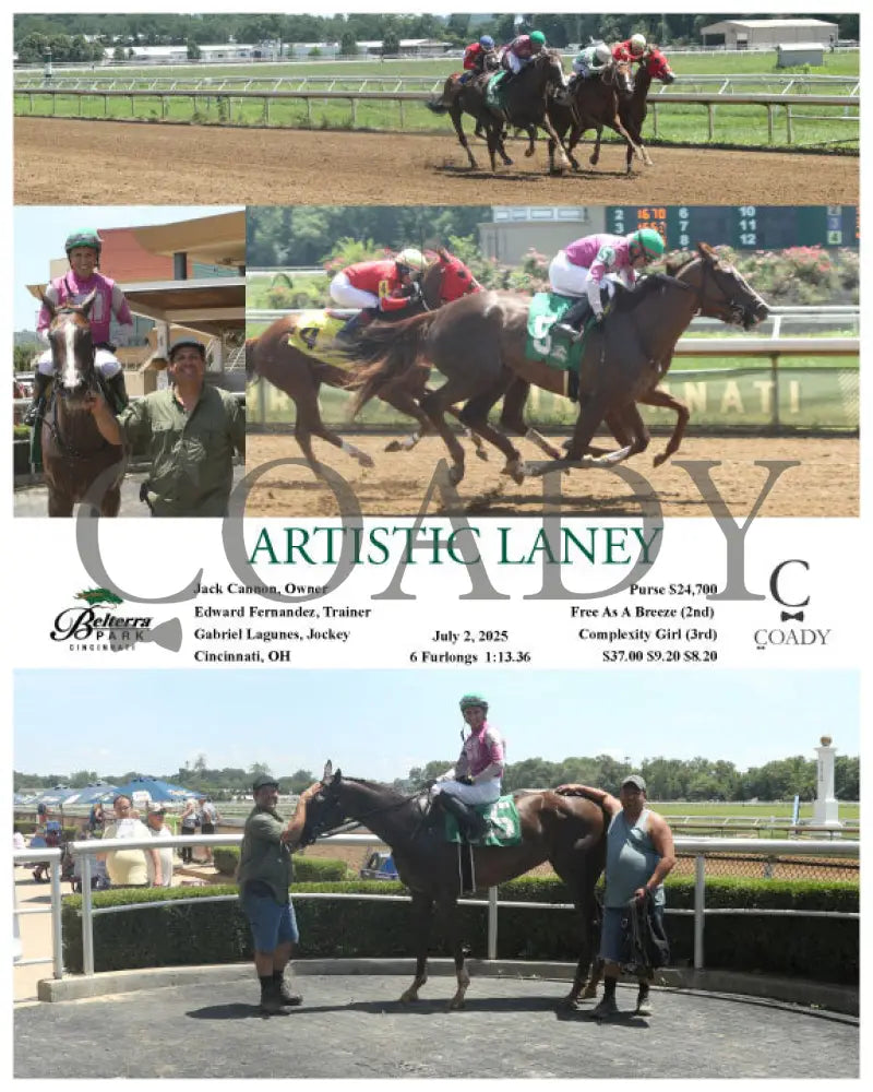 ARTISTIC LANEY - 070225 - Race 04 - BTP Indiana Grand