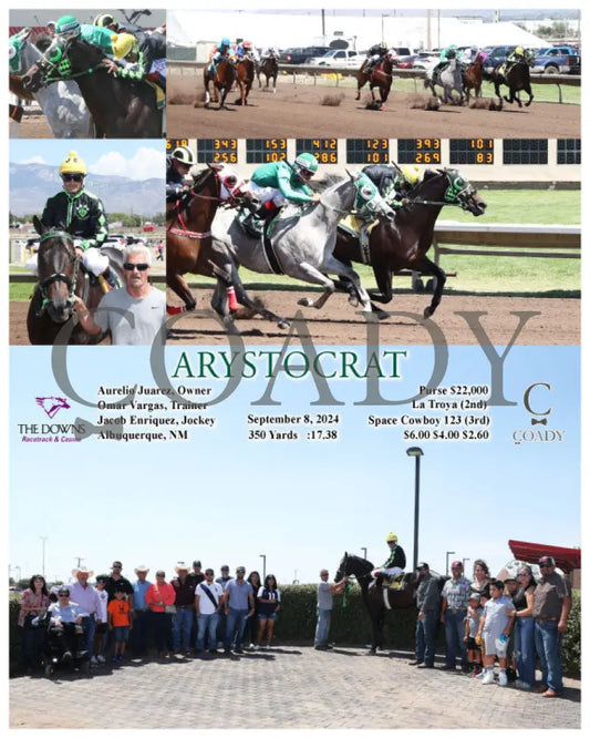 Arystocrat - 09-08-24 R01 Alb Downs At Albuquerque
