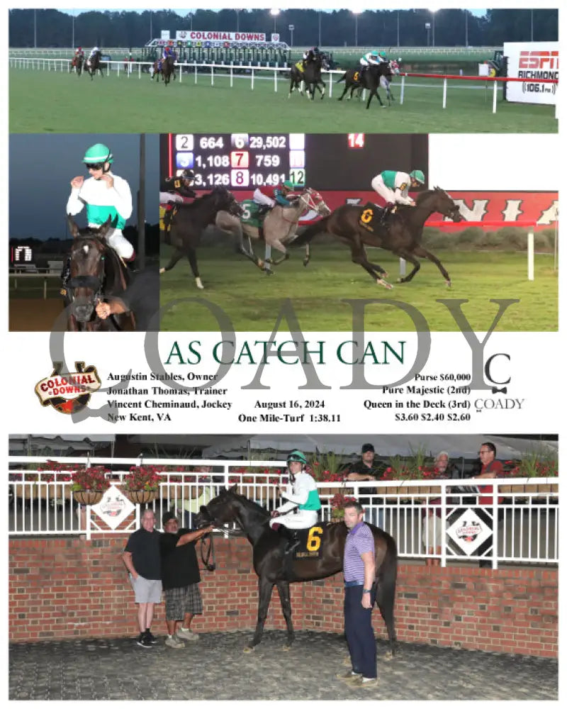As Catch Can - 08-16-24 R07 Cnl Colonial Downs