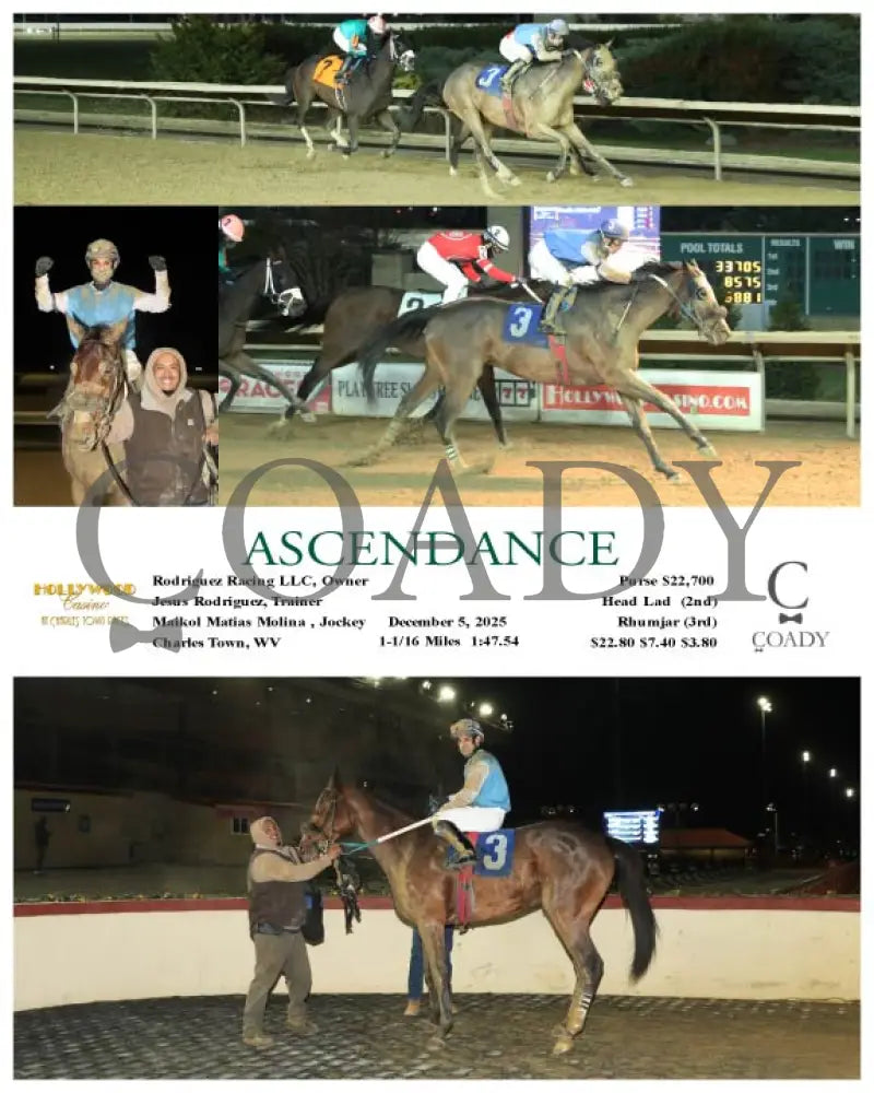ASCENDANCE - 12-05-25 - R07 - CT Hollywood Casino at Charles Town Races
