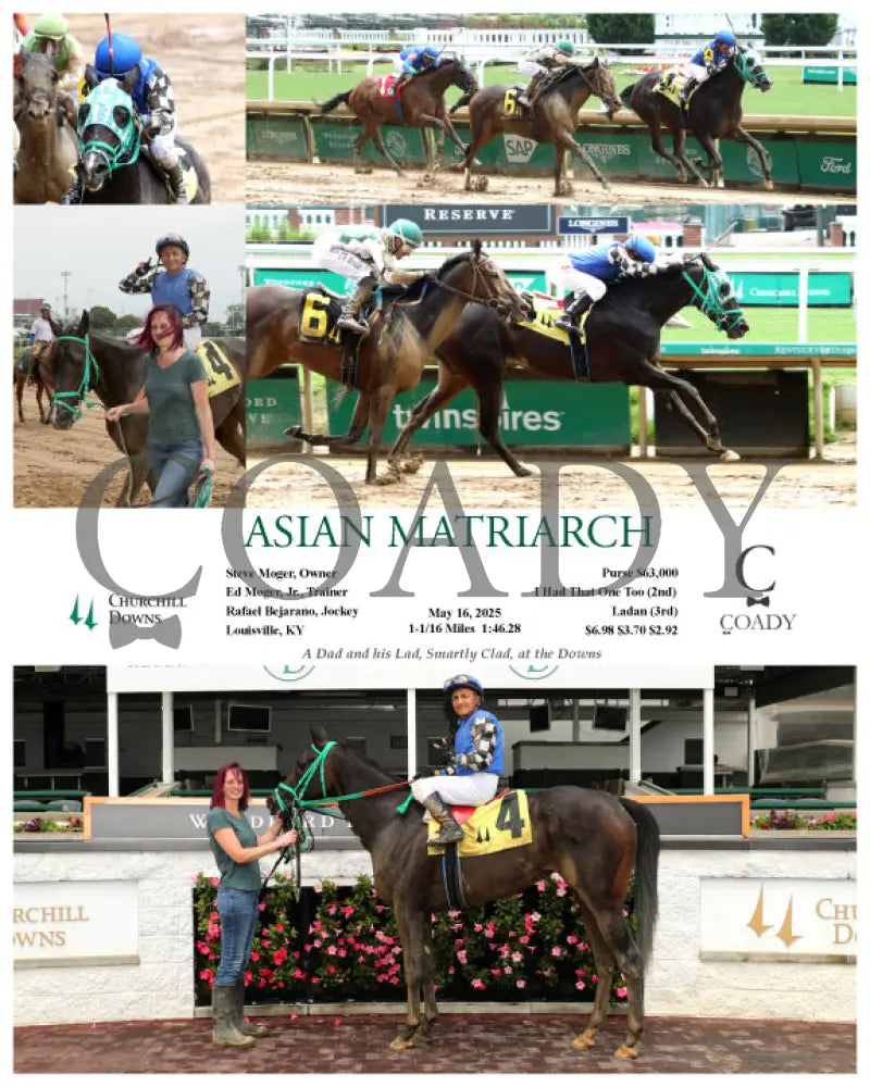 ASIAN MATRIARCH - 051625 - Race 02 - CD Churchill Downs