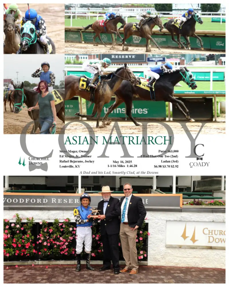 ASIAN MATRIARCH - 051625 - Race 02 - CD - Group Churchill Downs