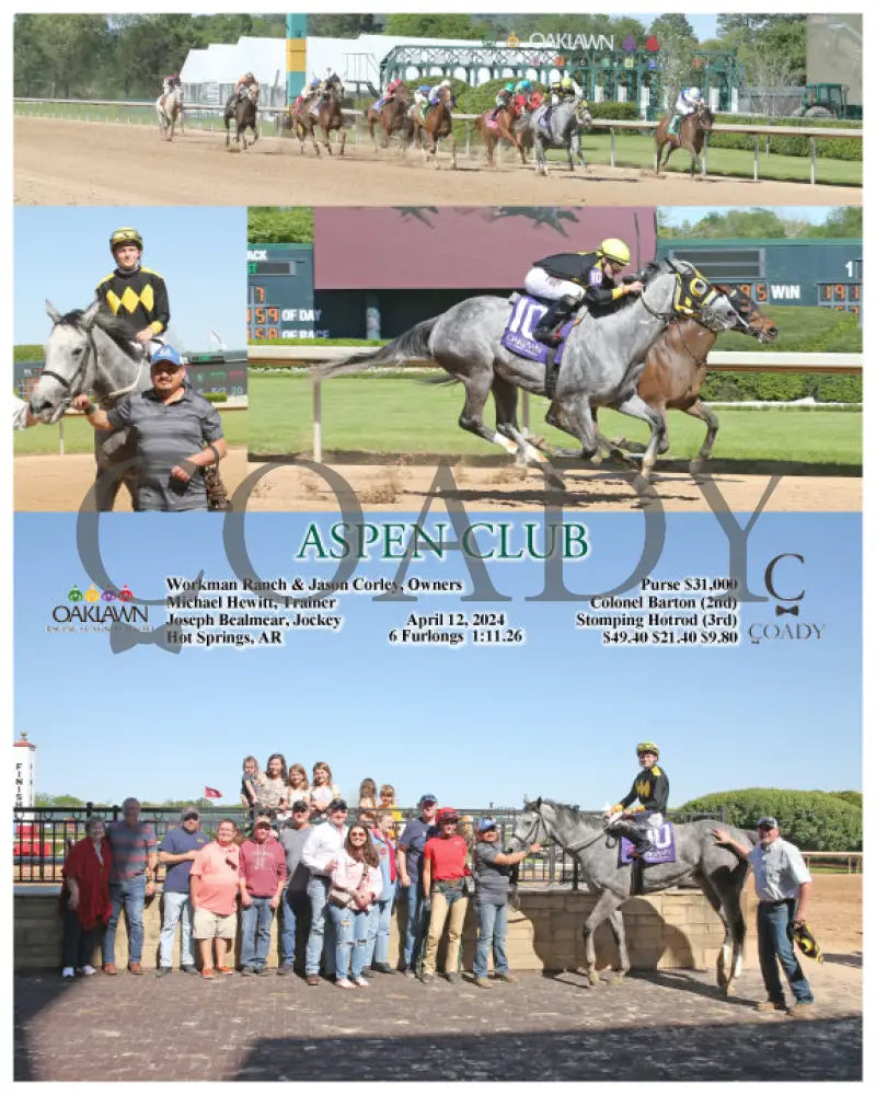 Aspen Club - 04 - 12 - 24 R07 Op Oaklawn Park