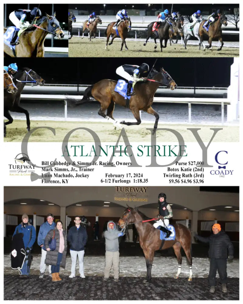 Atlantic Strike - 02-17-24 R04 Tp Turfway Park