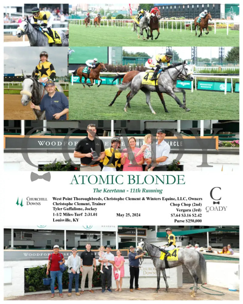 Atomic Blonde - The Keertana 11Th Running 05-25-24 R10 Cd Churchill Downs