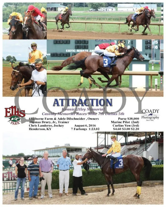 Attraction - 080616 Race 05 Elp Ellis Park