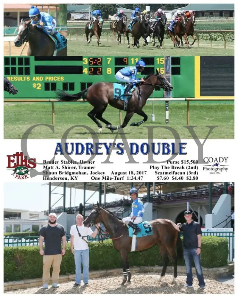 Audrey’s Double - 081817 Race 04 Elp Ellis Park