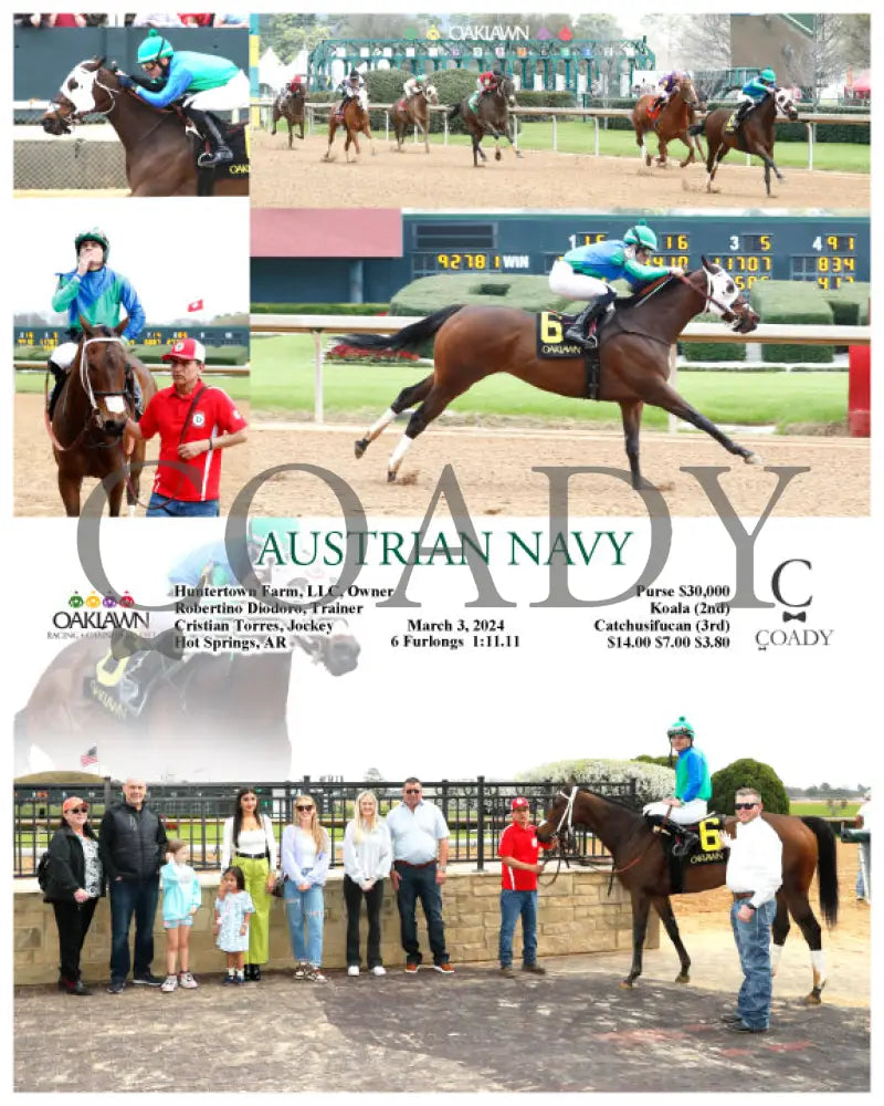 Austrian Navy - 03-03-24 R01 Op Oaklawn Park