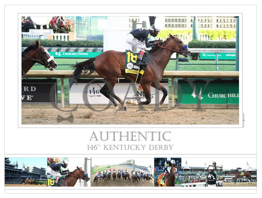 Authentic - 146Th The Kentucky Derby Limited Edition 18X24 Print