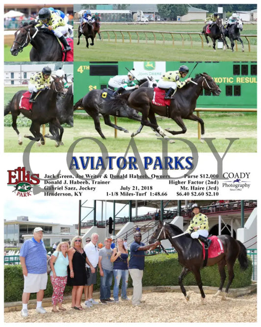 Aviator Parks - 072118 Race 01 Elp Ellis Park